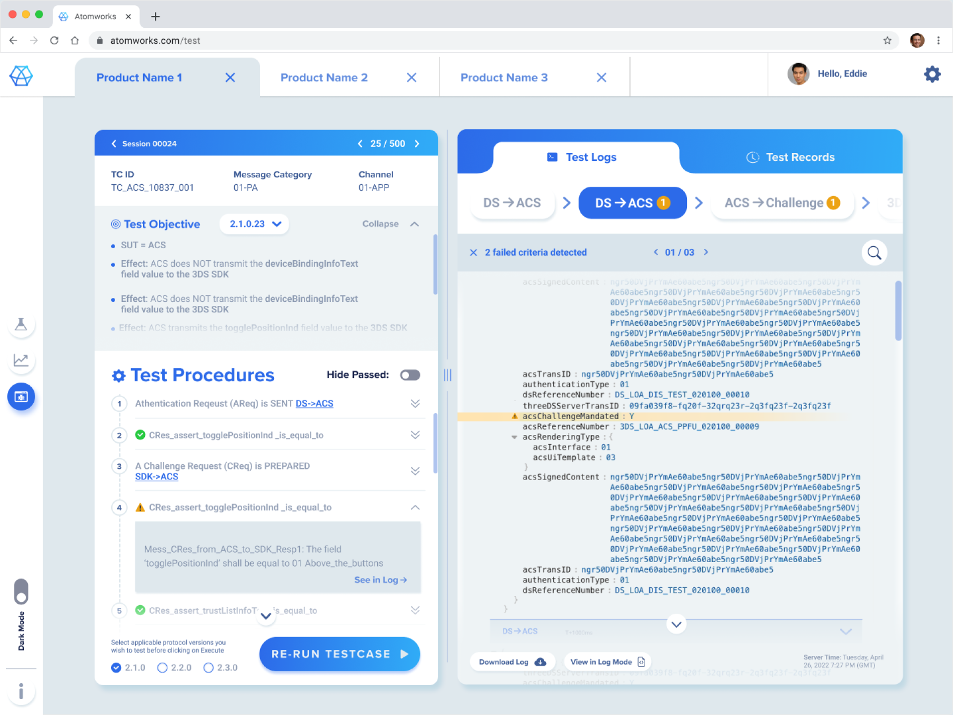 Ento packaging side view A