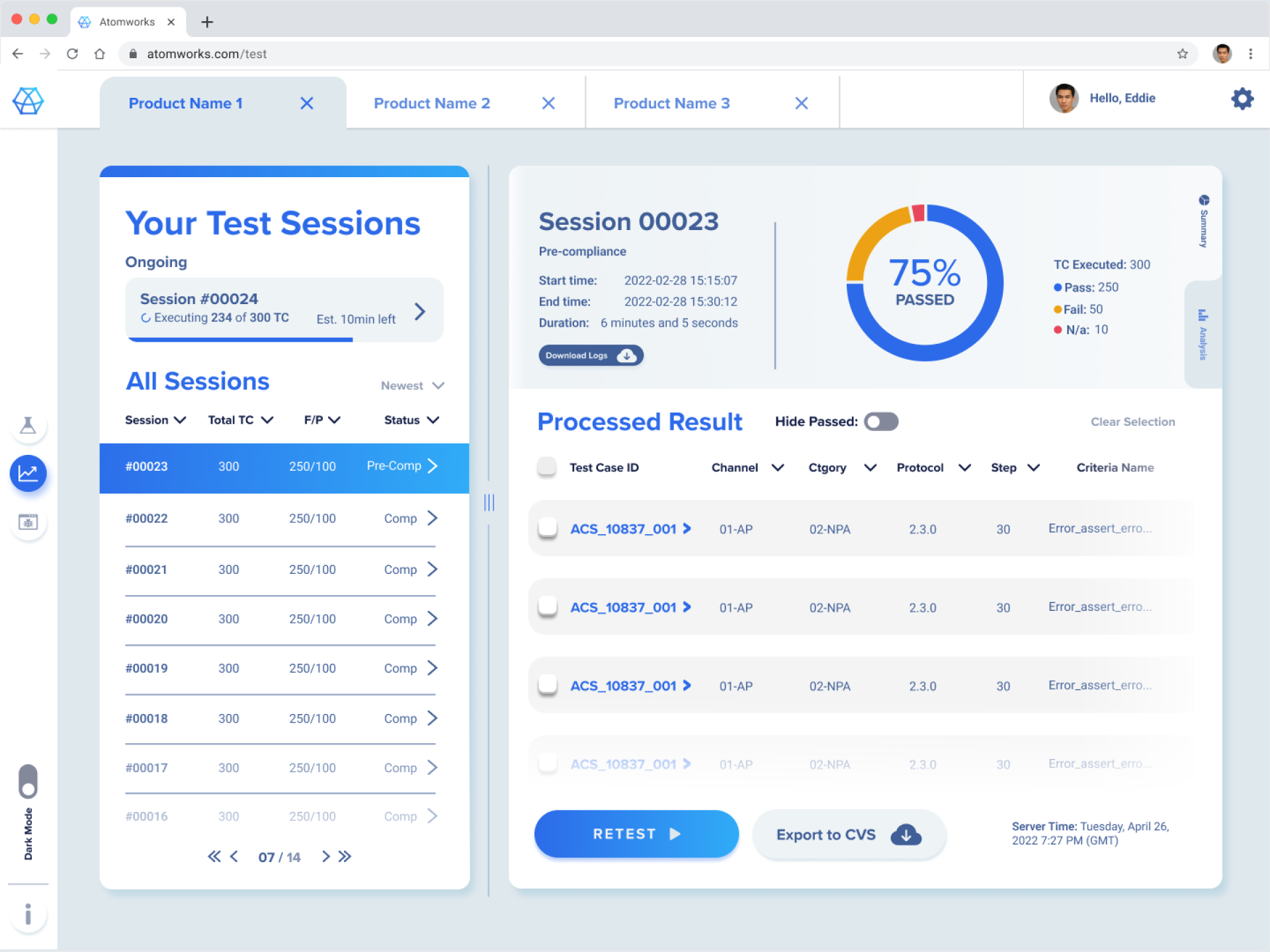 Ento packaging side view A