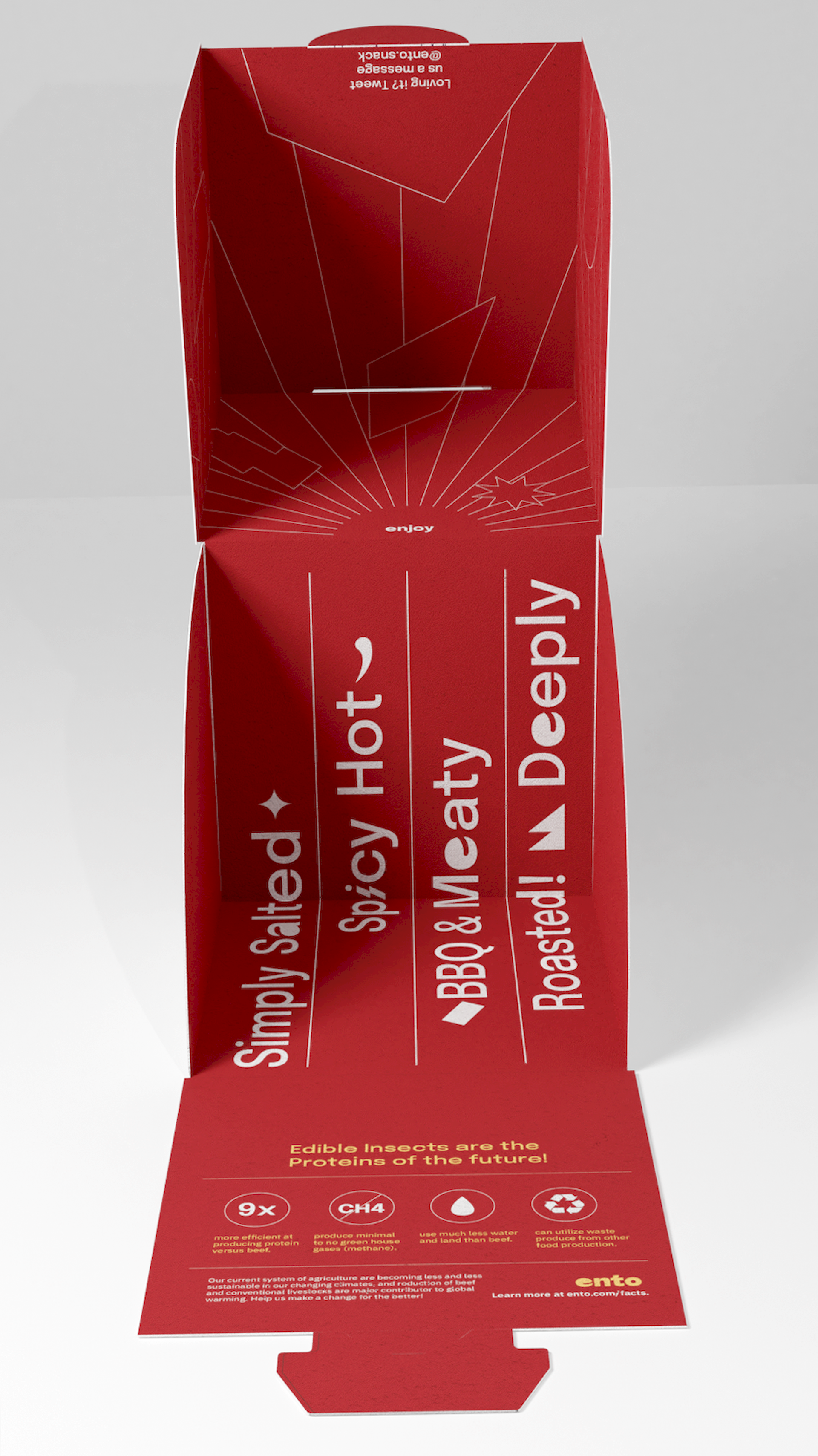 Ento packaging side view B